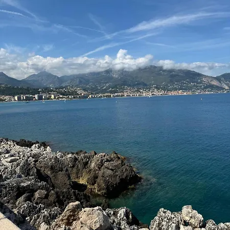 Casa Sud Front De Vue Panoramique Terrasse Parking * Menton