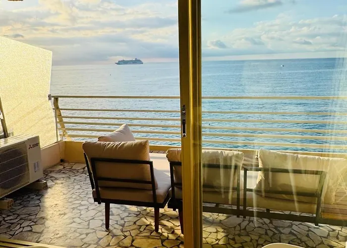 아파트 Casa Sud Front De Mer, Terrasse Plein Soleil, Vue Panoramique Et Parking