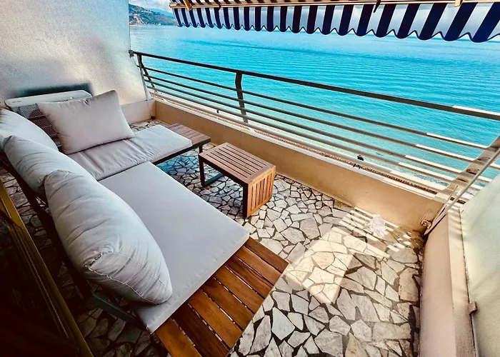 Casa Sud Front De Mer, Terrasse Plein Soleil, Vue Panoramique Et Parking 아파트 *