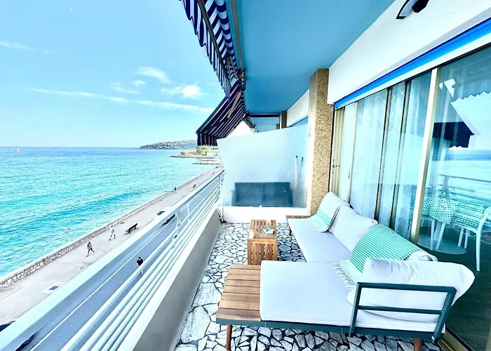 Casa Sud Front De Mer, Terrasse Plein Soleil, Vue Panoramique Et Parking Lejlighed Menton