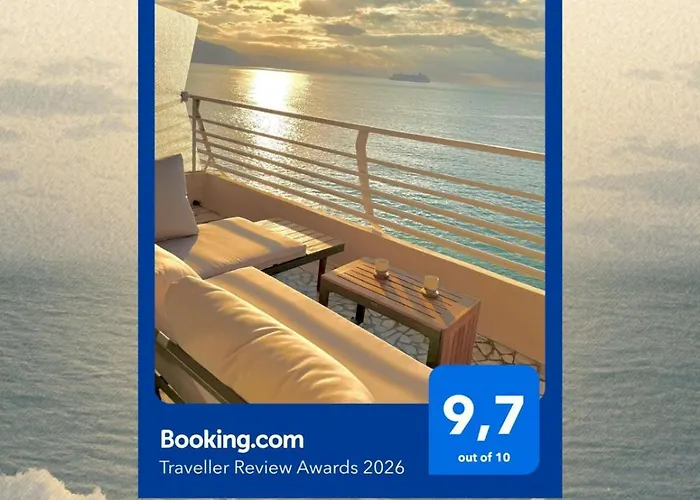 Casa Sud Front De Mer, Terrasse Plein Soleil, Vue Panoramique Et Parking 아파트 멍똥