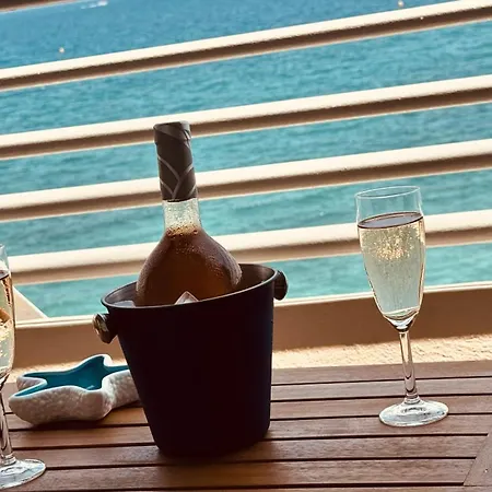 Casa Sud Menton Front De Mer A Menton, Terrasse, Cuisine Equipee, Climatise, Wifi Et Netflix Apartment *